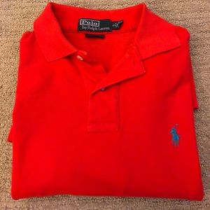 Custom fit Ralph Lauren Polo in blood orange